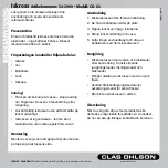 Preview for 2 page of Clas Ohlson CK-02 Instruction Manual