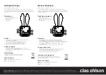 Preview for 2 page of Clas Ohlson CL-004 Quick Manual