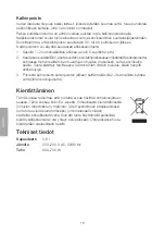 Preview for 18 page of Clas Ohlson CM2022L Instruction Manual