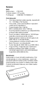 Preview for 28 page of Clas Ohlson CSH-500 Instruction Manual