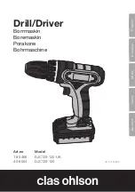 Preview for 1 page of Clas Ohlson DJC123-120 Instruction Manual