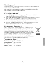 Preview for 29 page of Clas Ohlson DL06A STAND Manual