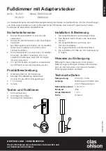 Preview for 5 page of Clas Ohlson EMD300A-UK Quick Start Manual
