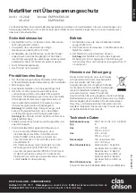 Preview for 5 page of Clas Ohlson EMP601EMI-UK Operating Instructions