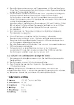 Preview for 17 page of Clas Ohlson HD-055 Instruction Manual