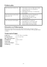 Preview for 22 page of Clas Ohlson HD-503 Instruction Manual