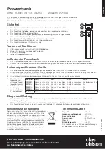 Preview for 5 page of Clas Ohlson HTD17130A Instruction Manual