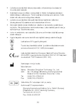 Preview for 63 page of Clas Ohlson LT3011A User Manual