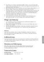 Preview for 21 page of Clas Ohlson NW-12PF-1-1 Manual