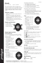 Clas Ohlson Prologue MR-8815 Manual preview