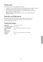 Preview for 27 page of Clas Ohlson SH0760D-1 Manual