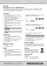 Preview for 4 page of Clas Ohlson SMP-500A Quick Manual