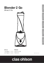 Preview for 1 page of Clas Ohlson TE-2101 Instruction Manual