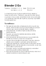 Preview for 18 page of Clas Ohlson TE-2101 Instruction Manual