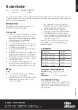 Preview for 3 page of Clas Ohlson V-828-UK Manual