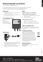 Preview for 3 page of Clas Ohlson WX0009 Manual