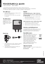 Preview for 4 page of Clas Ohlson WX0009 Manual