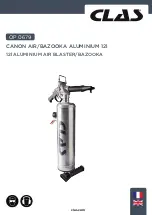 CLAS CANON AIR/BAZOOKA ALUMINIUM 12l Quick Start Manual preview