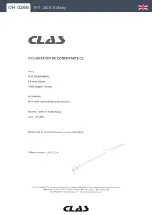 Preview for 11 page of CLAS OH 0266 Manual