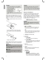 Preview for 8 page of Clatronic AR 829 DVD Instruction Manual