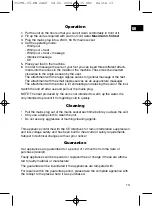 Preview for 13 page of Clatronic FM 2460 Instruction Manual & Guarantee