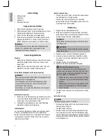 Preview for 4 page of Clatronic KA 3575 Instruciton Manual