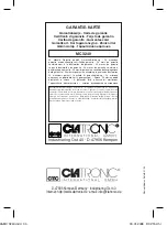 Preview for 30 page of Clatronic MC 3240 Instruction Manual & Guarantee