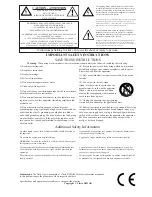 Preview for 2 page of Clavia Nord Stage EX User Manual