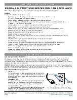 Preview for 3 page of Clayton Warthog WGX-115G-0 Operation & Maintenance Manual