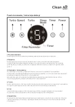 Preview for 63 page of Clean Air Optima CA-502Pro Mini User Manual