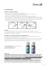 Preview for 27 page of Clean Air Optima CA-605B Smart User Manual