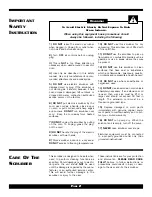 Preview for 2 page of Cleanfix MasterCraft RA-300 Safety, Operation And Maintenance Manual