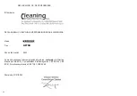 Preview for 82 page of Cleaning Machines KF75B Manual