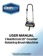 cleanpro supply CleanScrub User Manual preview