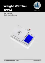 Preview for 1 page of Clearaudio Weight Watcher touch User Manual