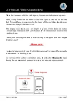 Preview for 5 page of Clearaudio Weight Watcher touch User Manual