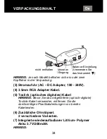 Preview for 35 page of ClearSound CL7150 User Manual