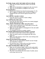 Preview for 40 page of ClearSounds AMPLIFIED FREEDOM PHONE CSC600D Operating Manual