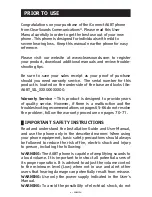 Preview for 4 page of ClearSounds iConnect A6BT Operating Manual