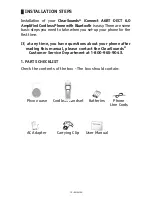 Preview for 13 page of ClearSounds iConnect A6BT Operating Manual