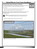 Preview for 22 page of ClearSpan 500 Cold Frame Series Manual