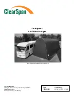 ClearSpan NorthStar Garage Instruction Manual preview