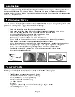 Preview for 2 page of ClearSpan PB00566R3 Instruction Manual