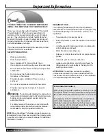 Preview for 3 page of ClearSpan R030B00008 Manual