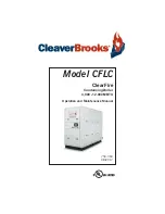 Cleaver-Brooks ClearFire CFLC Series Operation And Maintenance Manual preview