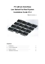 Clenergy PV-ezRack SolarBase Installation Manual preview