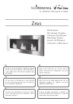 climacity Pur Line Biochimenea Zeus Quick Start Manual preview