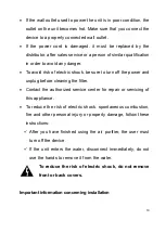 Preview for 19 page of Climadiff AIRPUR3 User Instructions