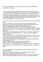 Preview for 5 page of Climate King HCK-TP15 User'S Manual And Operating Instructions