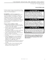 Preview for 5 page of ClimateMaster Tranquility TZH 024 Series Installation, Operation & Maintenence Manual